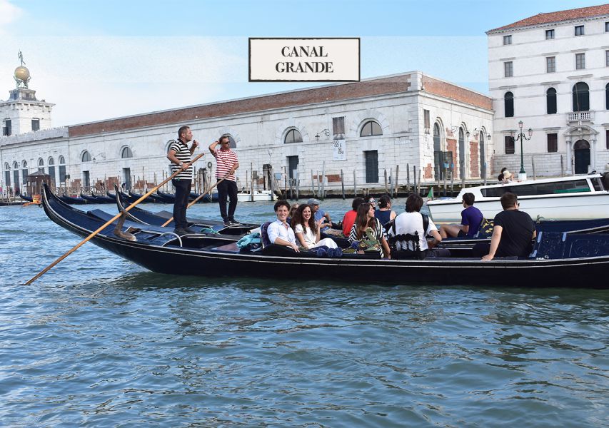grand canal by gondola